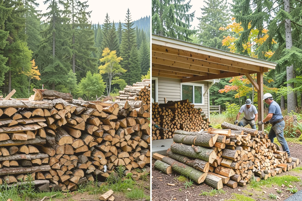 Vacation Rental Firewood in Bothell, King County, WA - We review your booking pace and firewood use