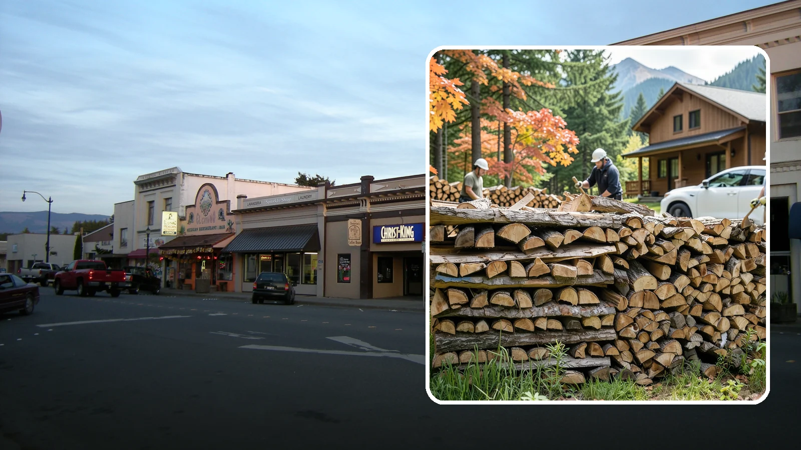 Vacation Rental Firewood in Burlington, Skagit County, WA - Turnkey firewood restocking for vacation rentals so guests always find a full woodpile.