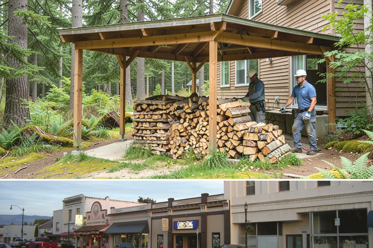 Vacation Rental Firewood in Burlington, Skagit County, WA - Bookings surge in summer and around holidays, so increase restock frequency ahead of those windows.