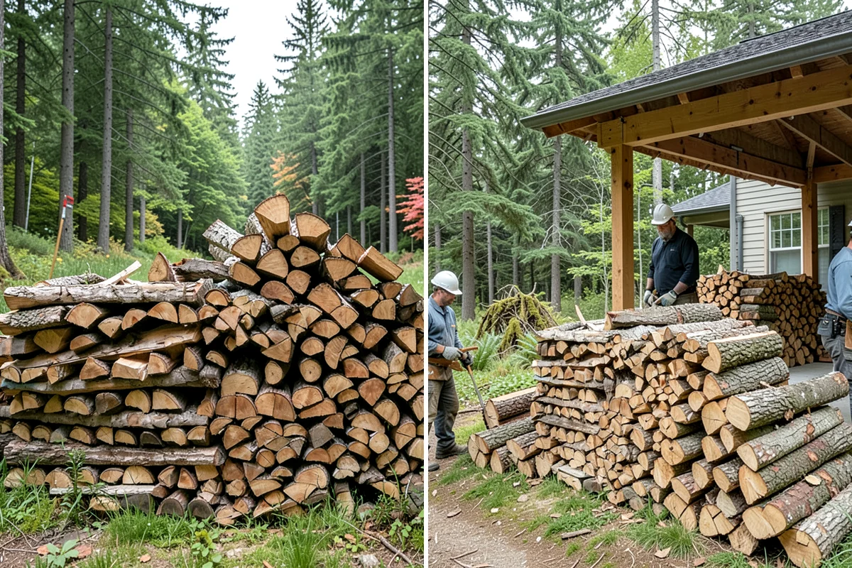 Vacation Rental Firewood in Clyde Hill, King County, WA - We review your booking pace and firewood use