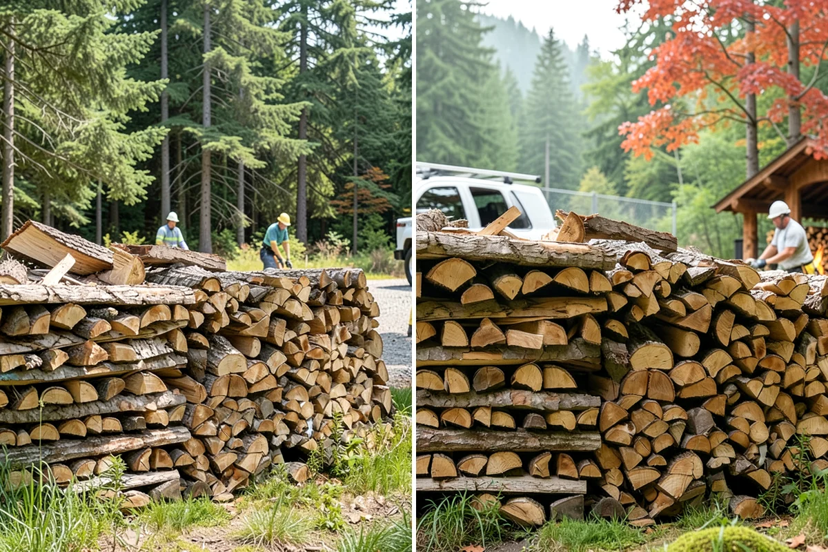 Vacation Rental Firewood in Concrete, Skagit County, WA - We review your booking pace and firewood use