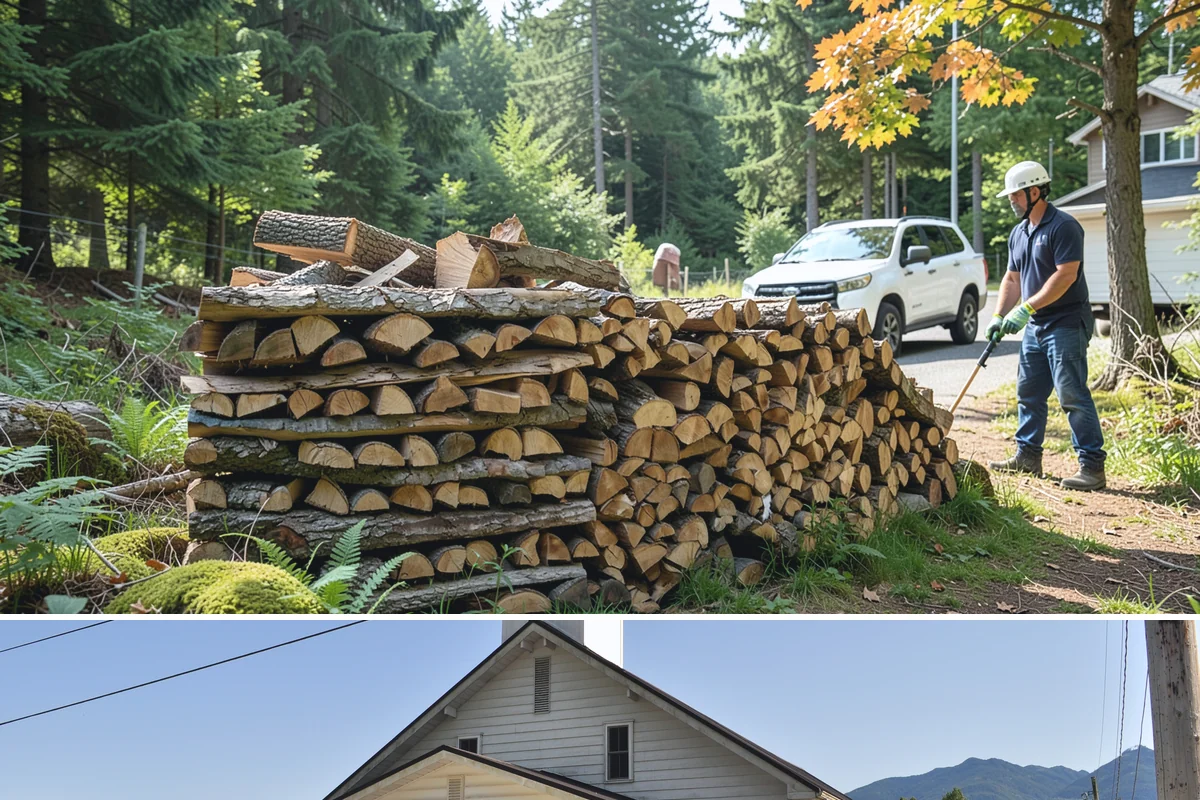 Vacation Rental Firewood in Concrete, Skagit County, WA - Bookings surge in summer and around holidays, so increase restock frequency ahead of those windows.