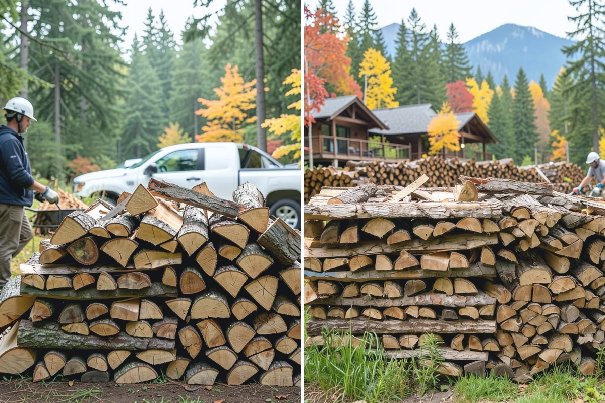 Vacation Rental Firewood in Coupeville, Island County, WA - We review your booking pace and firewood use