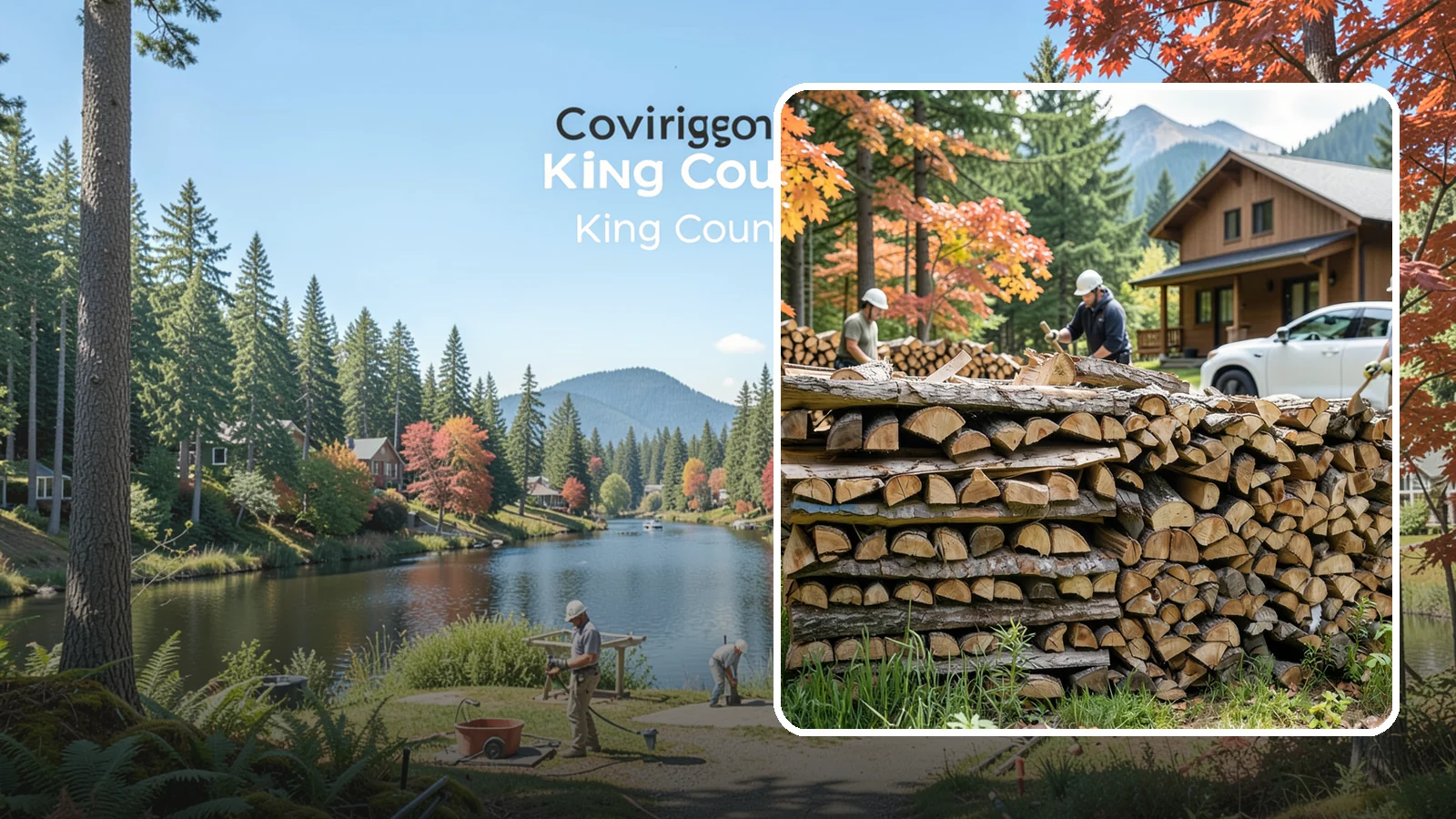 Vacation Rental Firewood in Covington, WA - Turnkey firewood restocking for vacation rentals so guests always find a full woodpile.