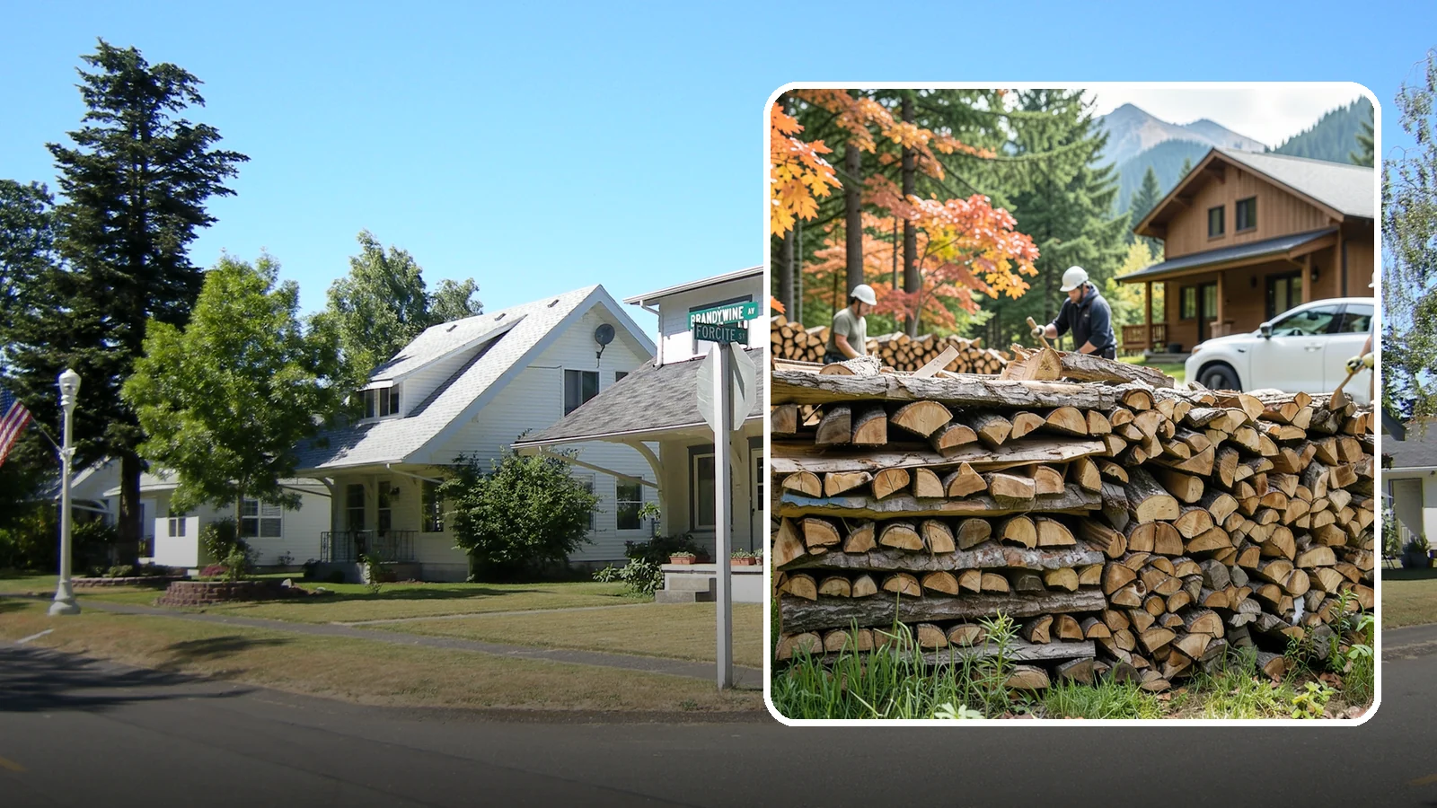 Vacation Rental Firewood in DuPont, Pierce County, WA - Turnkey firewood restocking for vacation rentals so guests always find a full woodpile.