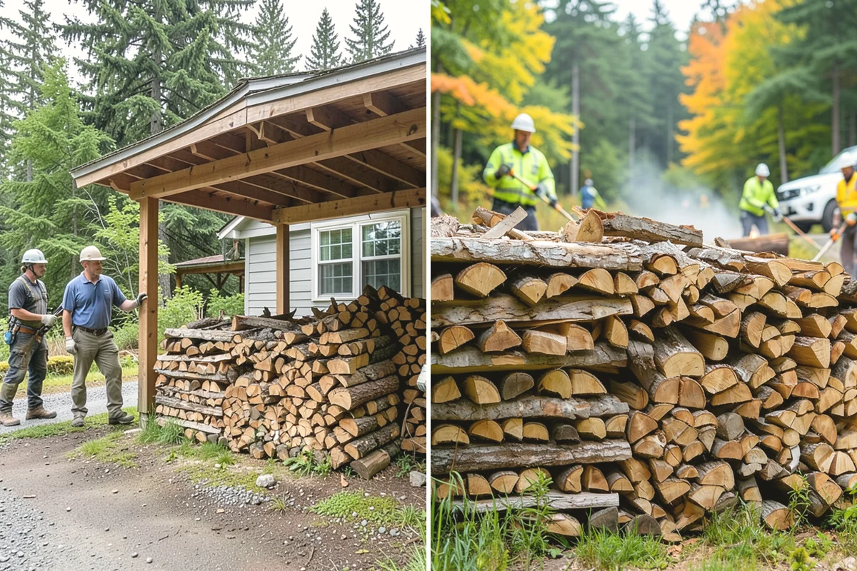Vacation Rental Firewood in Edgewood, Pierce County, WA - We review your booking pace and firewood use