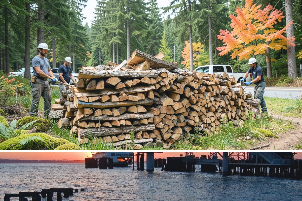 Vacation Rental Firewood in Edmonds, Snohomish County, WA - Bookings surge in summer and around holidays, so increase restock frequency ahead of those windows.