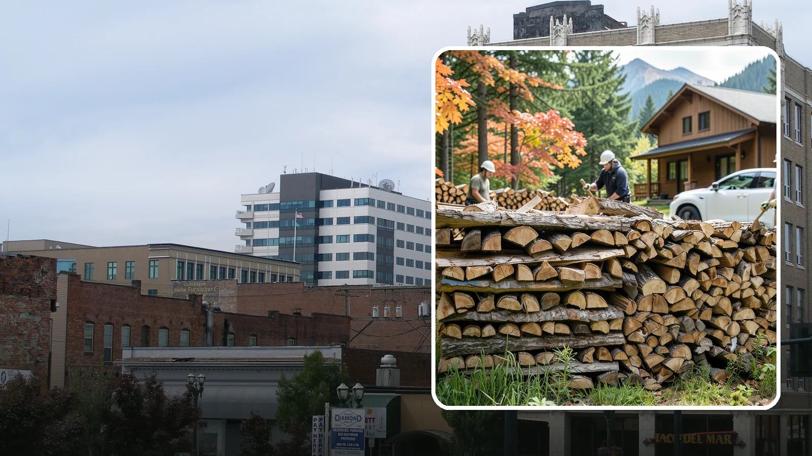 Vacation Rental Firewood in Everett, Snohomish County, WA - Turnkey firewood restocking for vacation rentals so guests always find a full woodpile.