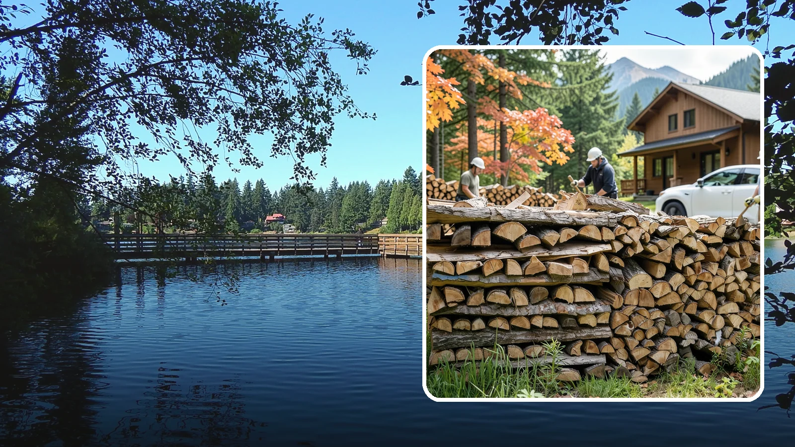 Vacation Rental Firewood in Federal Way, King County, WA - Turnkey firewood restocking for vacation rentals so guests always find a full woodpile.