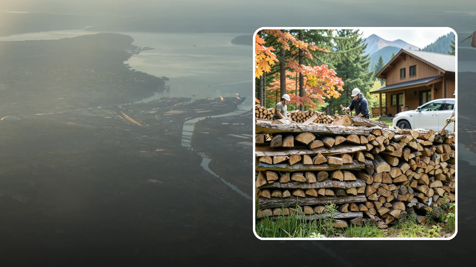 Vacation Rental Firewood in Fife, Pierce County, WA - Turnkey firewood restocking for vacation rentals so guests always find a full woodpile.