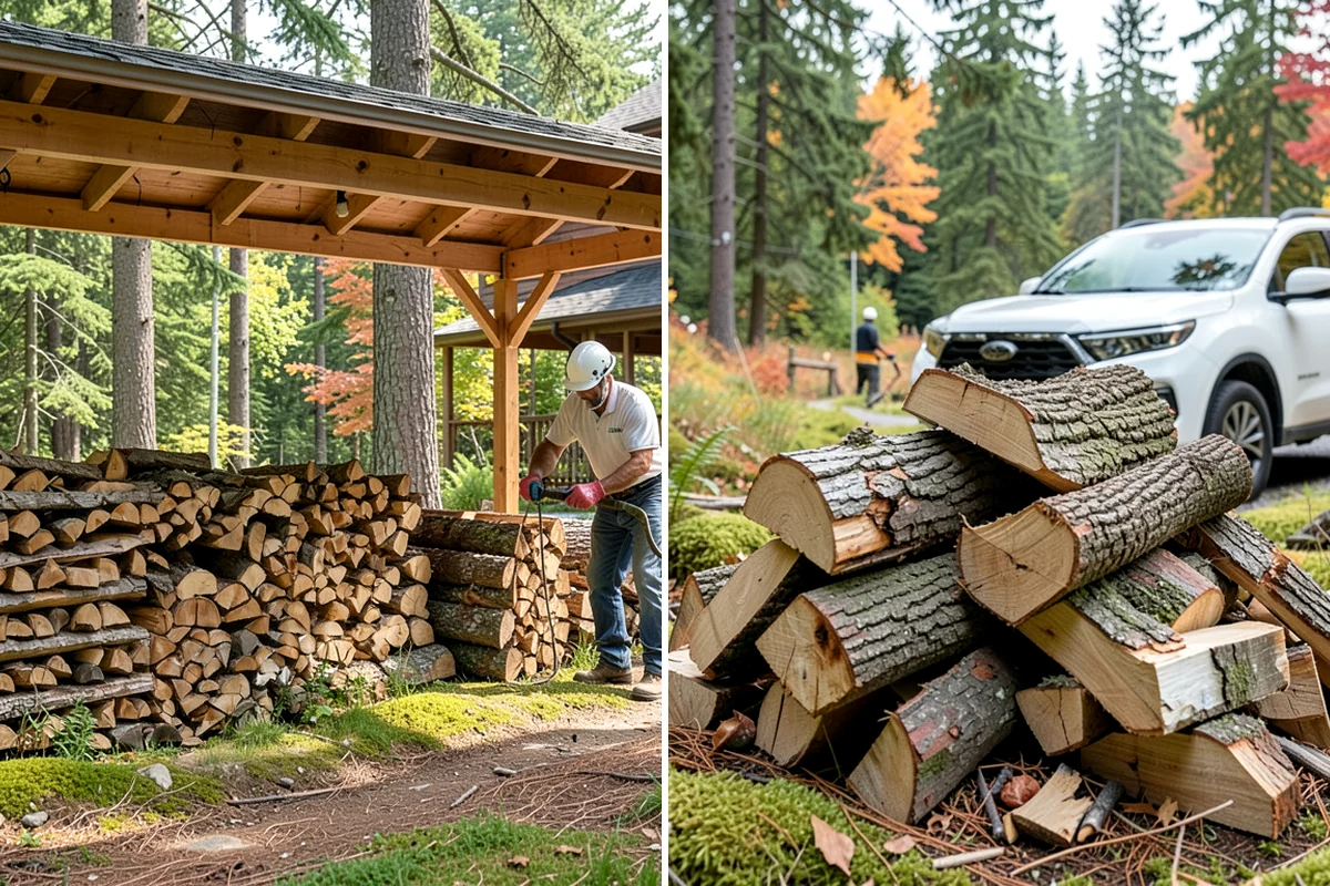 Vacation Rental Firewood in Gig Harbor, Pierce County, WA - We review your booking pace and firewood use