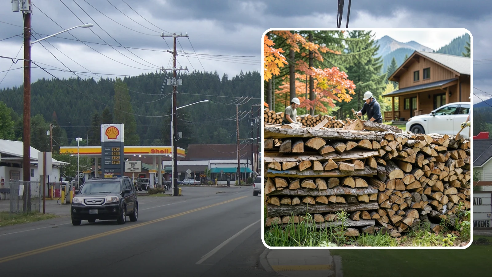 Vacation Rental Firewood in Granite Falls, Snohomish County, WA - Turnkey firewood restocking for vacation rentals so guests always find a full woodpile.