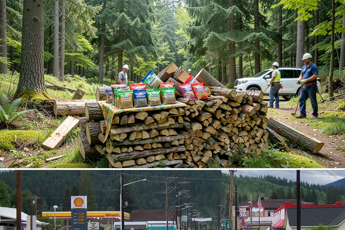 Vacation Rental Firewood in Granite Falls, Snohomish County, WA - Bookings surge in summer and around holidays, so increase restock frequency ahead of those windows.