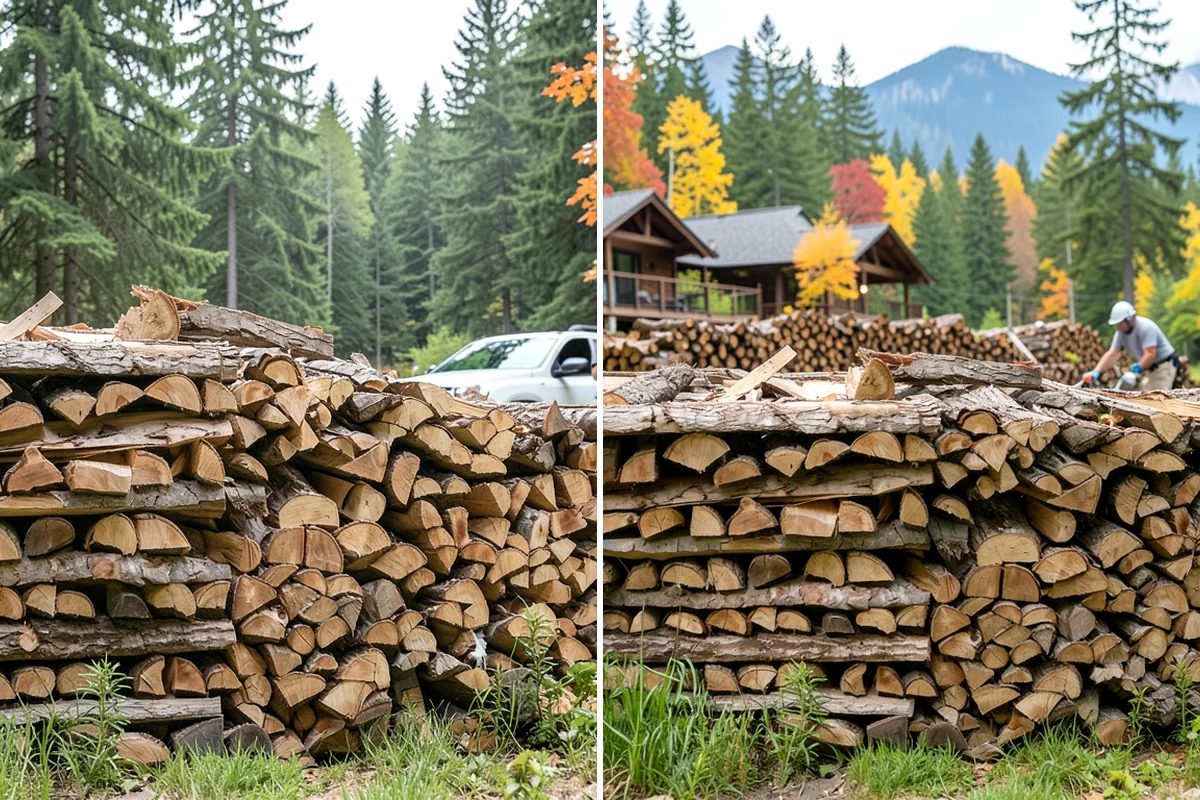 Vacation Rental Firewood in Hunts Point, King County, WA - We review your booking pace and firewood use