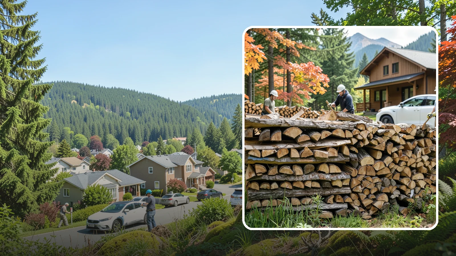 Vacation Rental Firewood in Index, Snohomish County, WA - Turnkey firewood restocking for vacation rentals so guests always find a full woodpile.