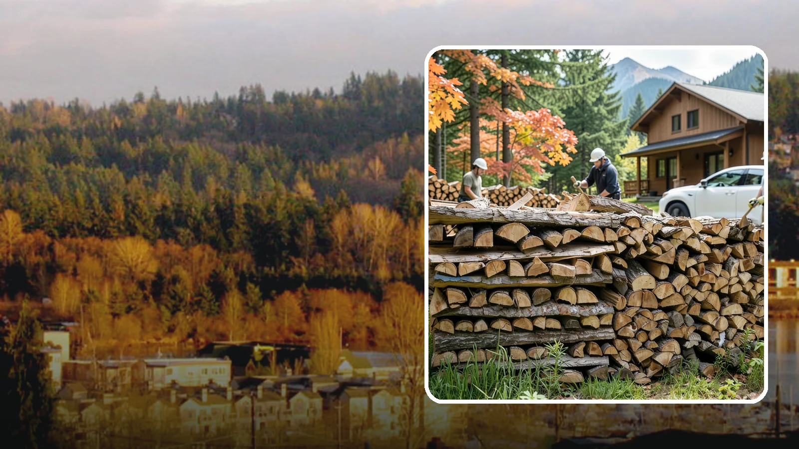 Vacation Rental Firewood in Kenmore, King County, WA - Turnkey firewood restocking for vacation rentals so guests always find a full woodpile.
