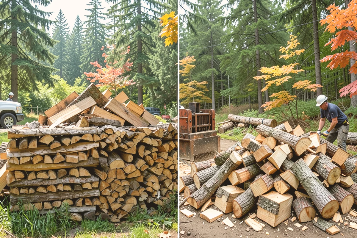Vacation Rental Firewood in Langley, Island County, WA - We review your booking pace and firewood use