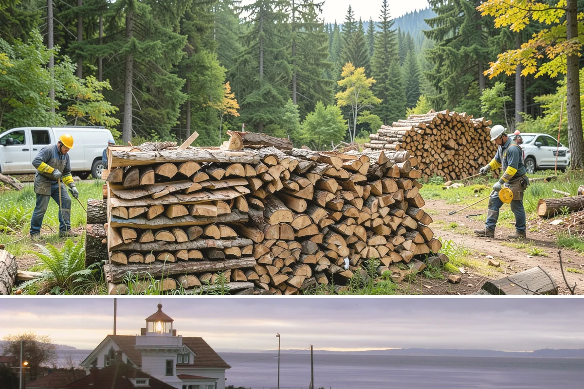 Vacation Rental Firewood in Mukilteo, Snohomish County, WA - Bookings surge in summer and around holidays, so increase restock frequency ahead of those windows.