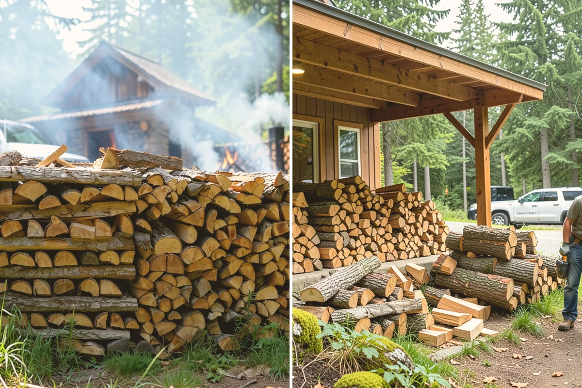 Vacation Rental Firewood in Newcastle, King County, WA - We review your booking pace and firewood use