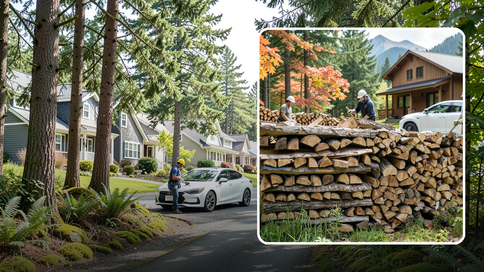 Vacation Rental Firewood in Normandy Park, King County, WA - Turnkey firewood restocking for vacation rentals so guests always find a full woodpile.