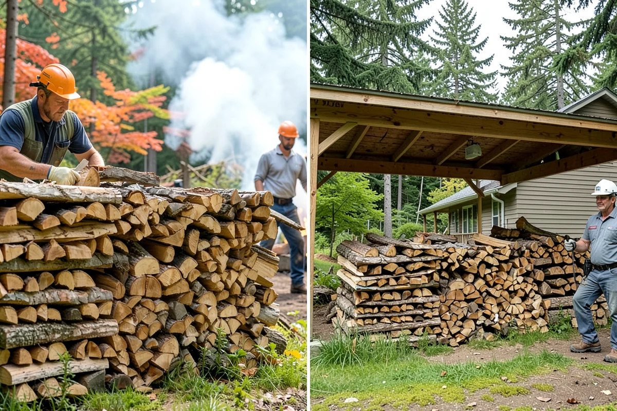 Vacation Rental Firewood in Normandy Park, King County, WA - We review your booking pace and firewood use