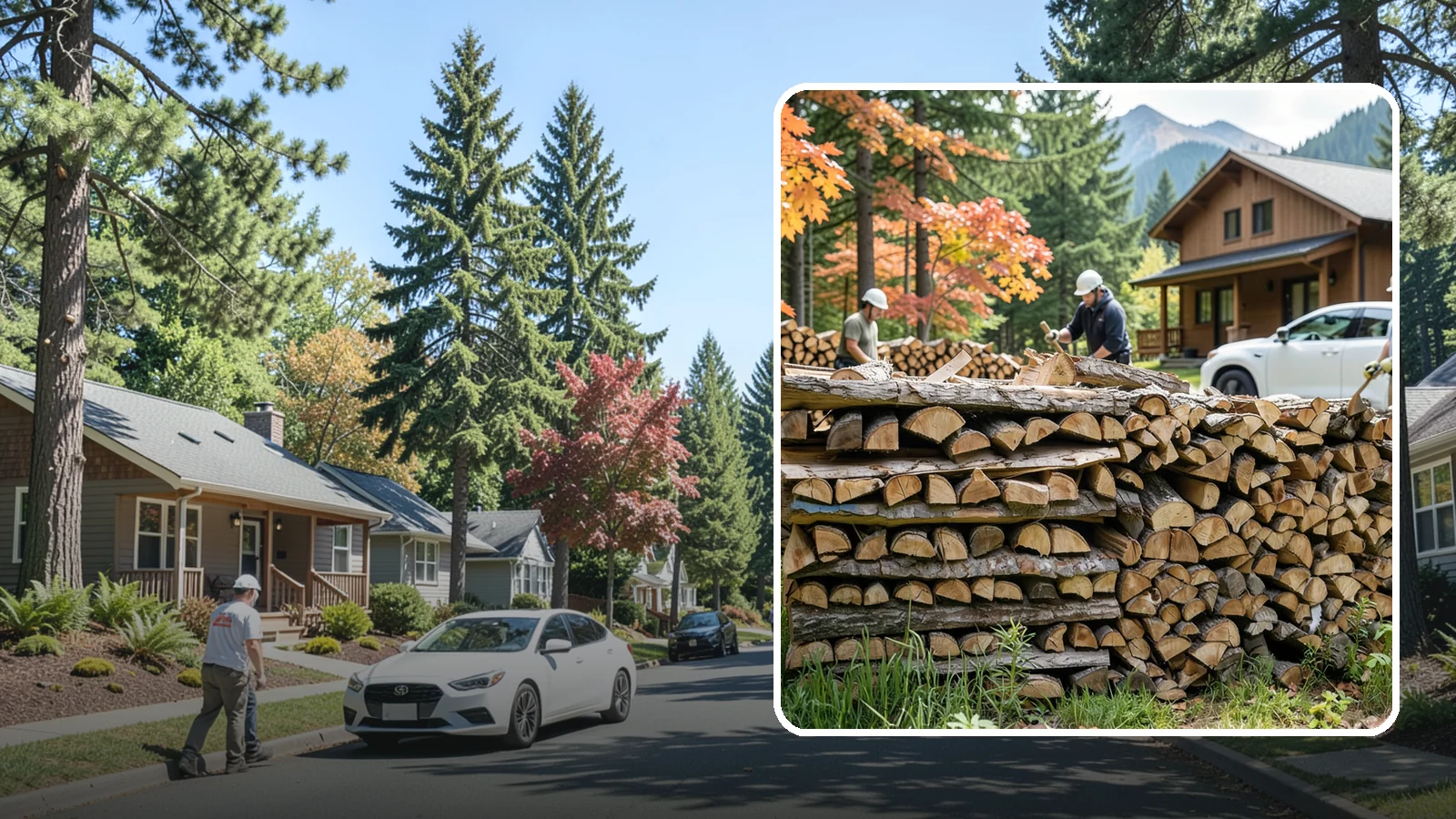 Vacation Rental Firewood in Orting, Pierce County, WA - Turnkey firewood restocking for vacation rentals so guests always find a full woodpile.