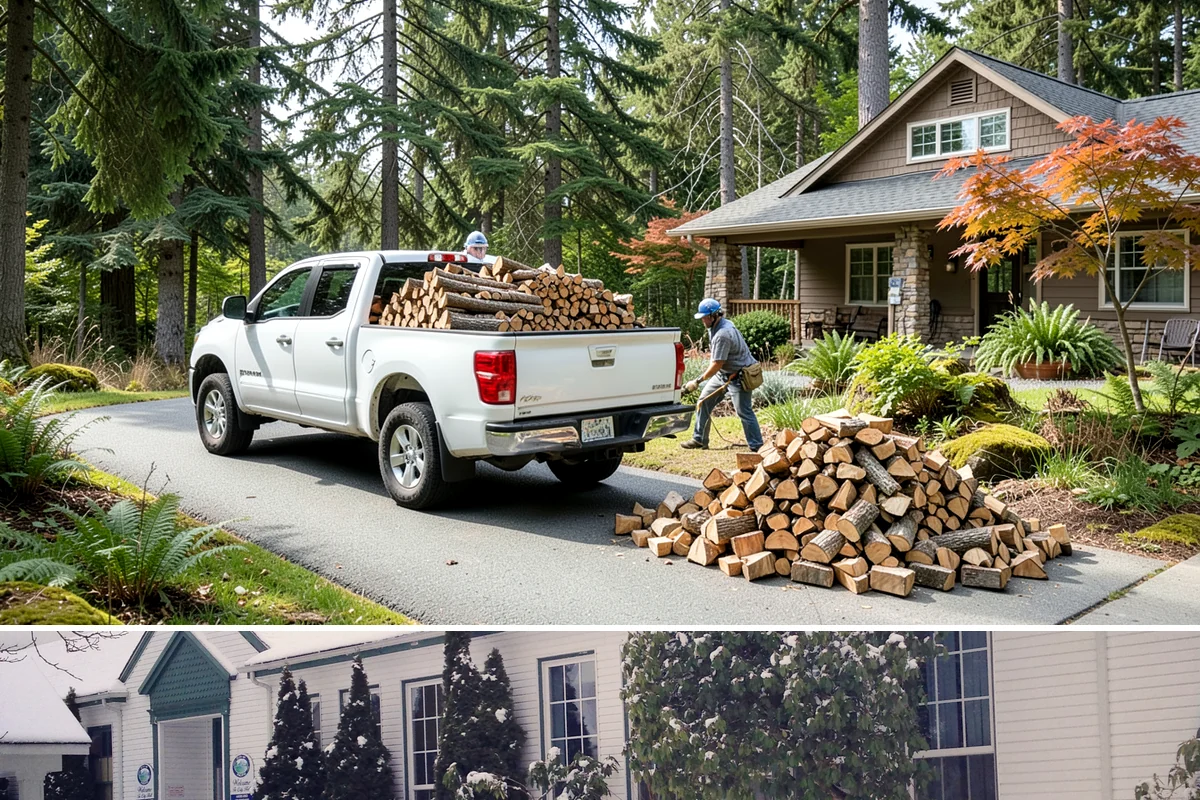 Vacation Rental Firewood in Pacific, King County, WA - Bookings surge in summer and around holidays, so increase restock frequency ahead of those windows.