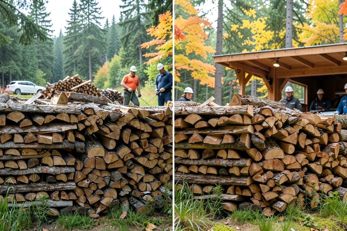 Vacation Rental Firewood in Puyallup, Pierce County, WA - We review your booking pace and firewood use