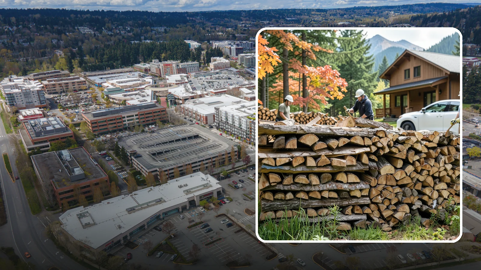 Vacation Rental Firewood in Redmond, King County, WA - Turnkey firewood restocking for vacation rentals so guests always find a full woodpile.