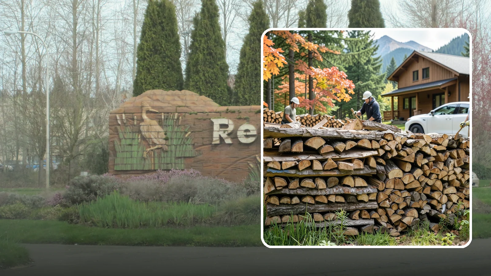 Vacation Rental Firewood in Renton, King County, WA - Turnkey firewood restocking for vacation rentals so guests always find a full woodpile.