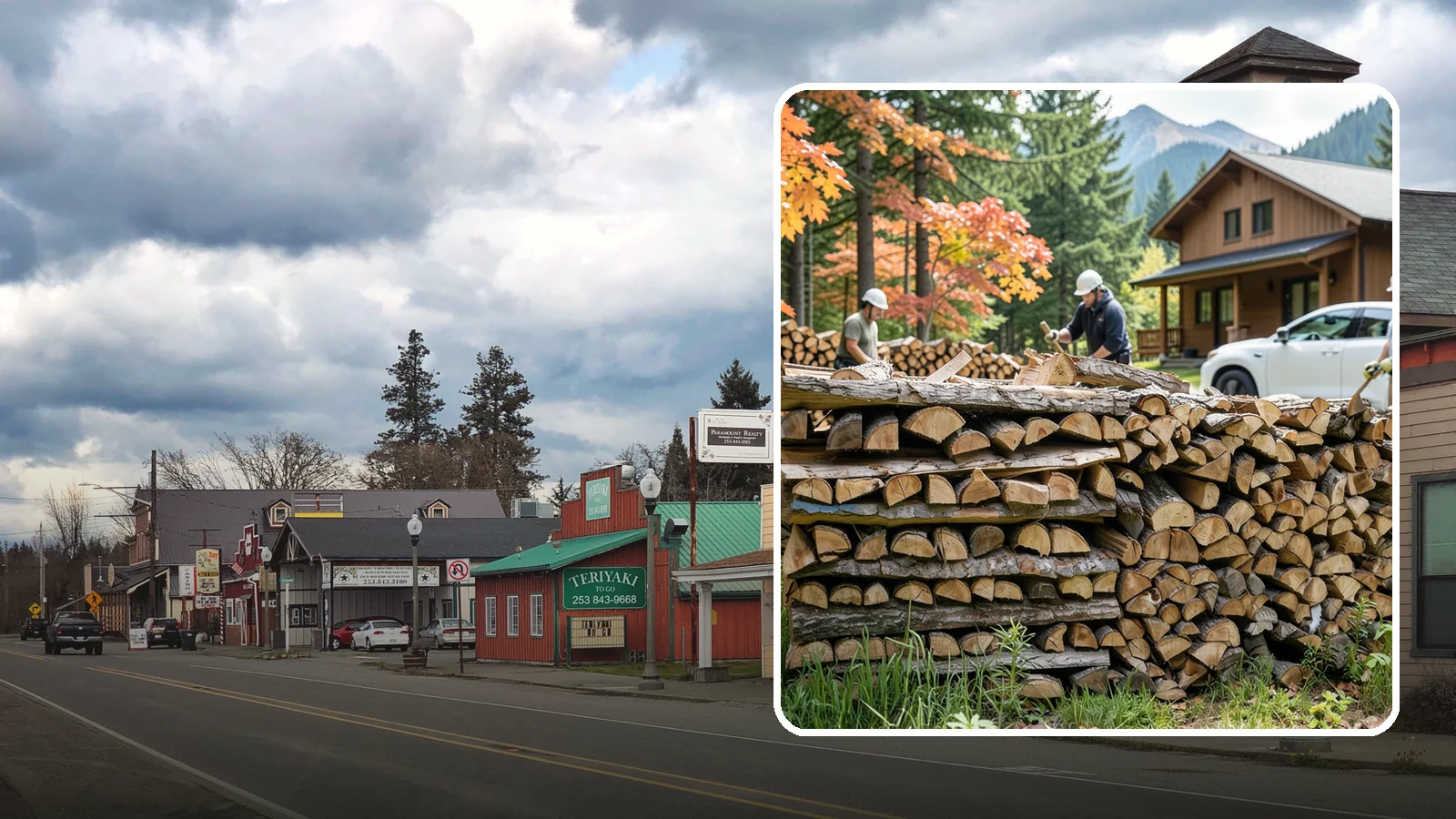 Vacation Rental Firewood in Roy, Pierce County, WA - Turnkey firewood restocking for vacation rentals so guests always find a full woodpile.