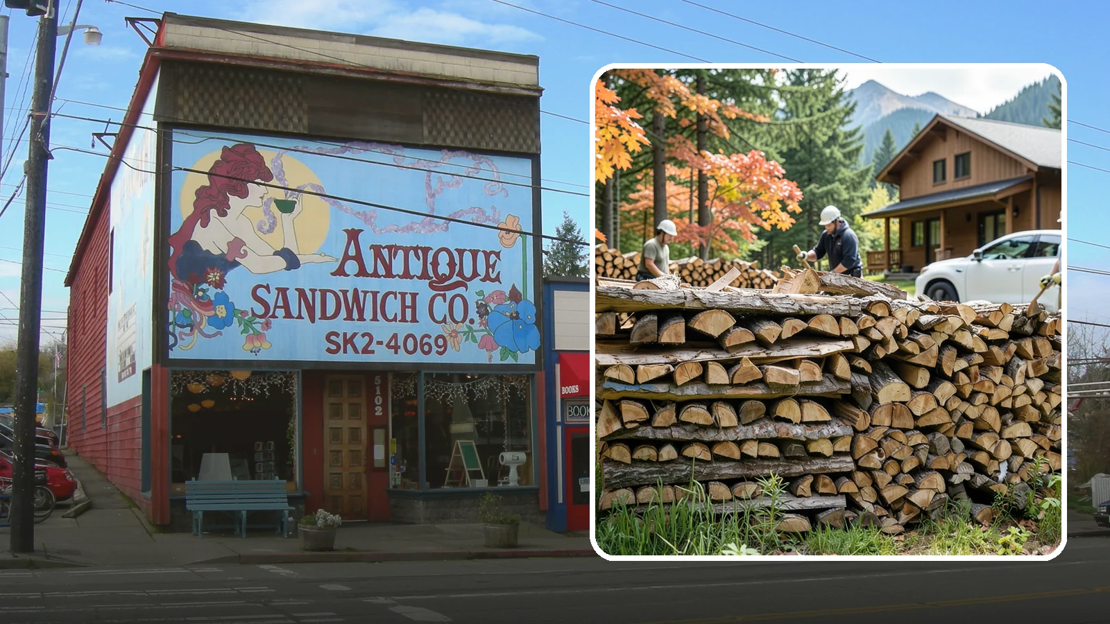 Vacation Rental Firewood in Ruston, Pierce County, WA - Turnkey firewood restocking for vacation rentals so guests always find a full woodpile.