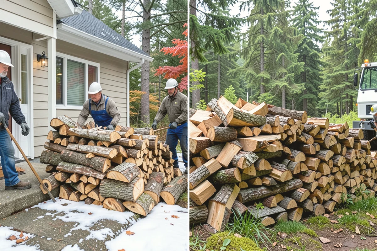 Vacation Rental Firewood in Ruston, Pierce County, WA - We review your booking pace and firewood use