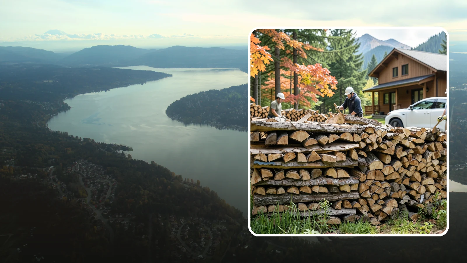 Vacation Rental Firewood in Sammamish, King County, WA - Turnkey firewood restocking for vacation rentals so guests always find a full woodpile.