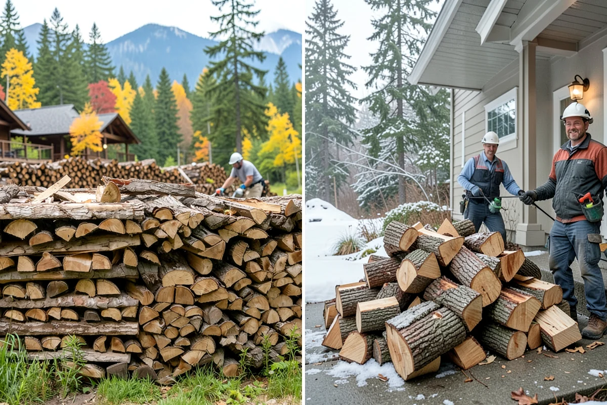 Vacation Rental Firewood in SeaTac, King County, WA - We review your booking pace and firewood use