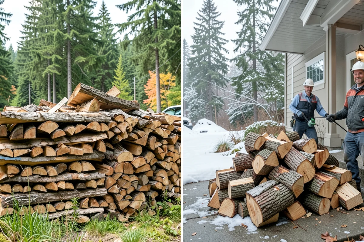 Vacation Rental Firewood in Shoreline, King County, WA - We review your booking pace and firewood use