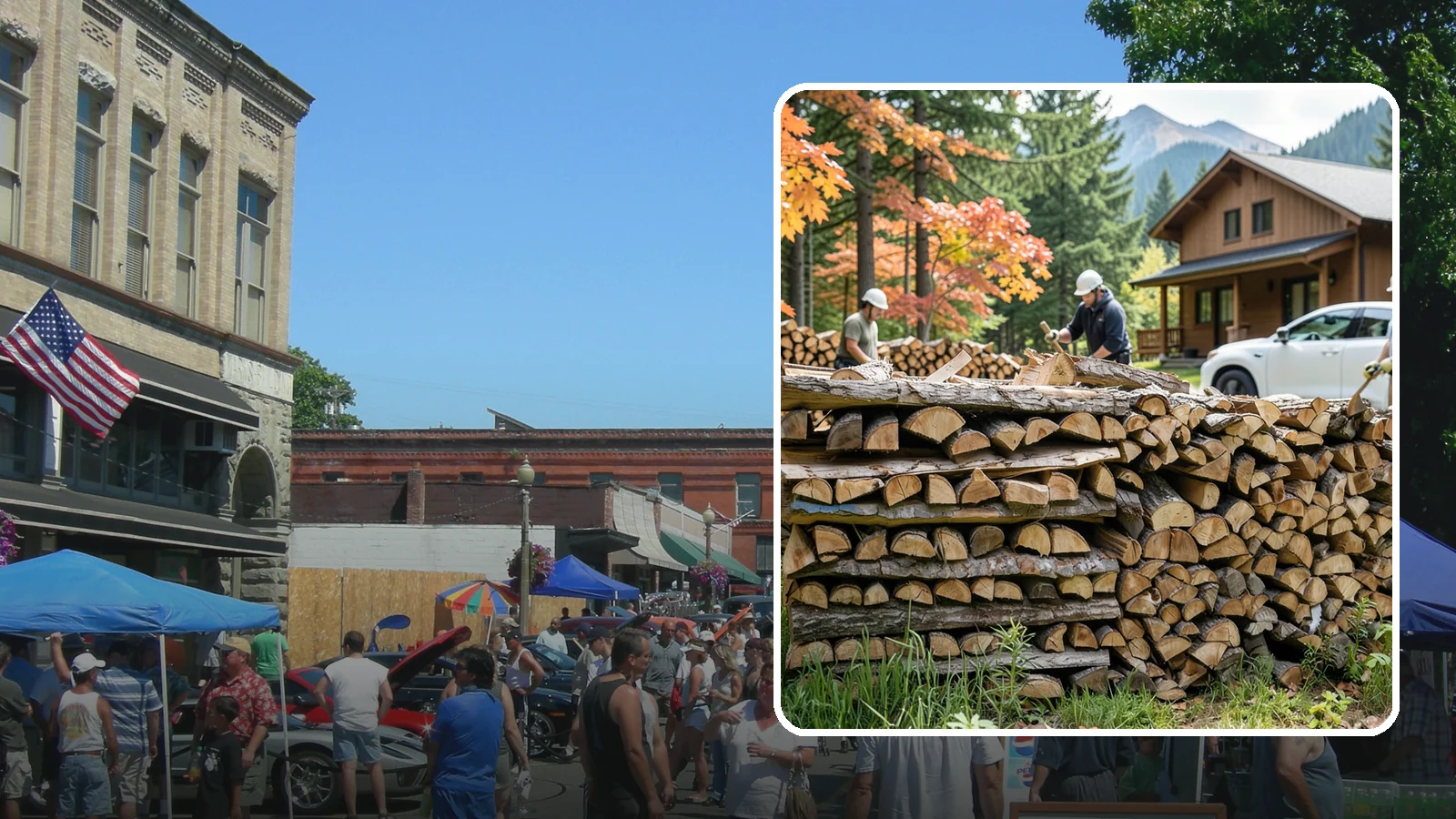 Vacation Rental Firewood in Snohomish, Snohomish County, WA - Turnkey firewood restocking for vacation rentals so guests always find a full woodpile.