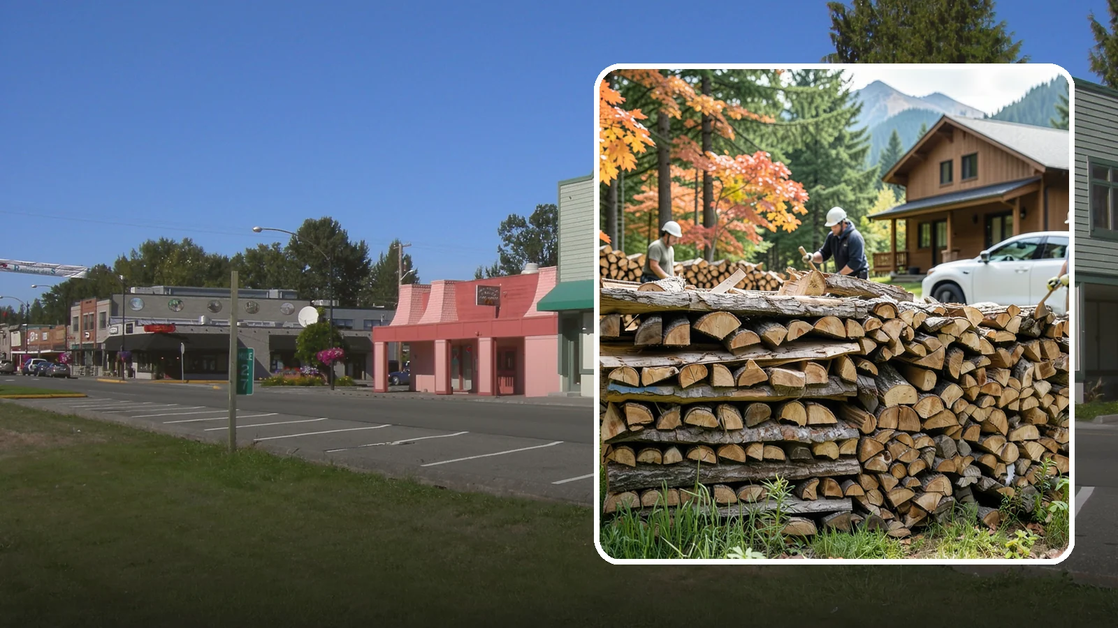 Vacation Rental Firewood in Snoqualmie, King County, WA - Turnkey firewood restocking for vacation rentals so guests always find a full woodpile.