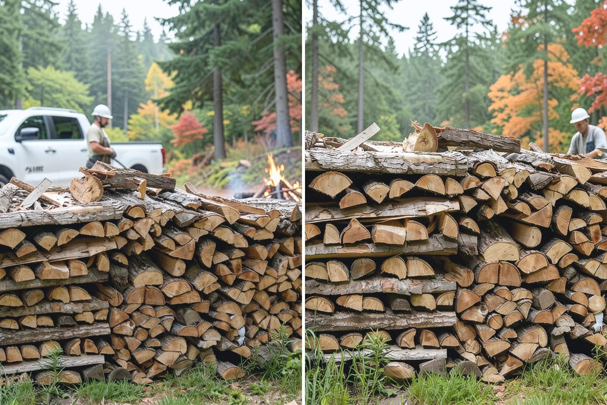 Vacation Rental Firewood in Wilkeson, Pierce County, WA - We review your booking pace and firewood use