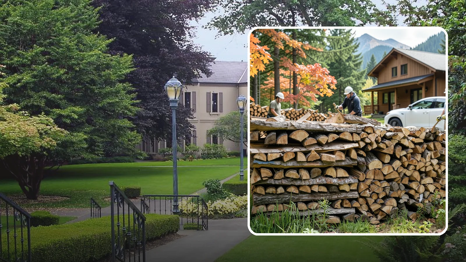 Vacation Rental Firewood in Woodinville, King County, WA - Turnkey firewood restocking for vacation rentals so guests always find a full woodpile.