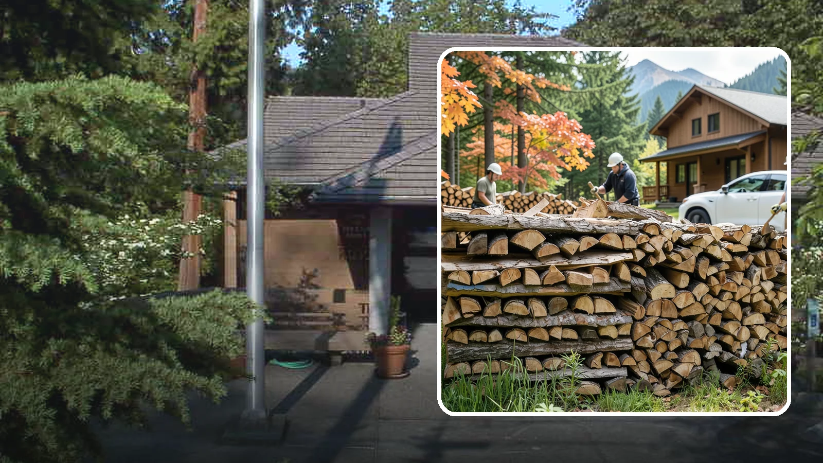 Vacation Rental Firewood in Yarrow Point, King County, WA - Turnkey firewood restocking for vacation rentals so guests always find a full woodpile.