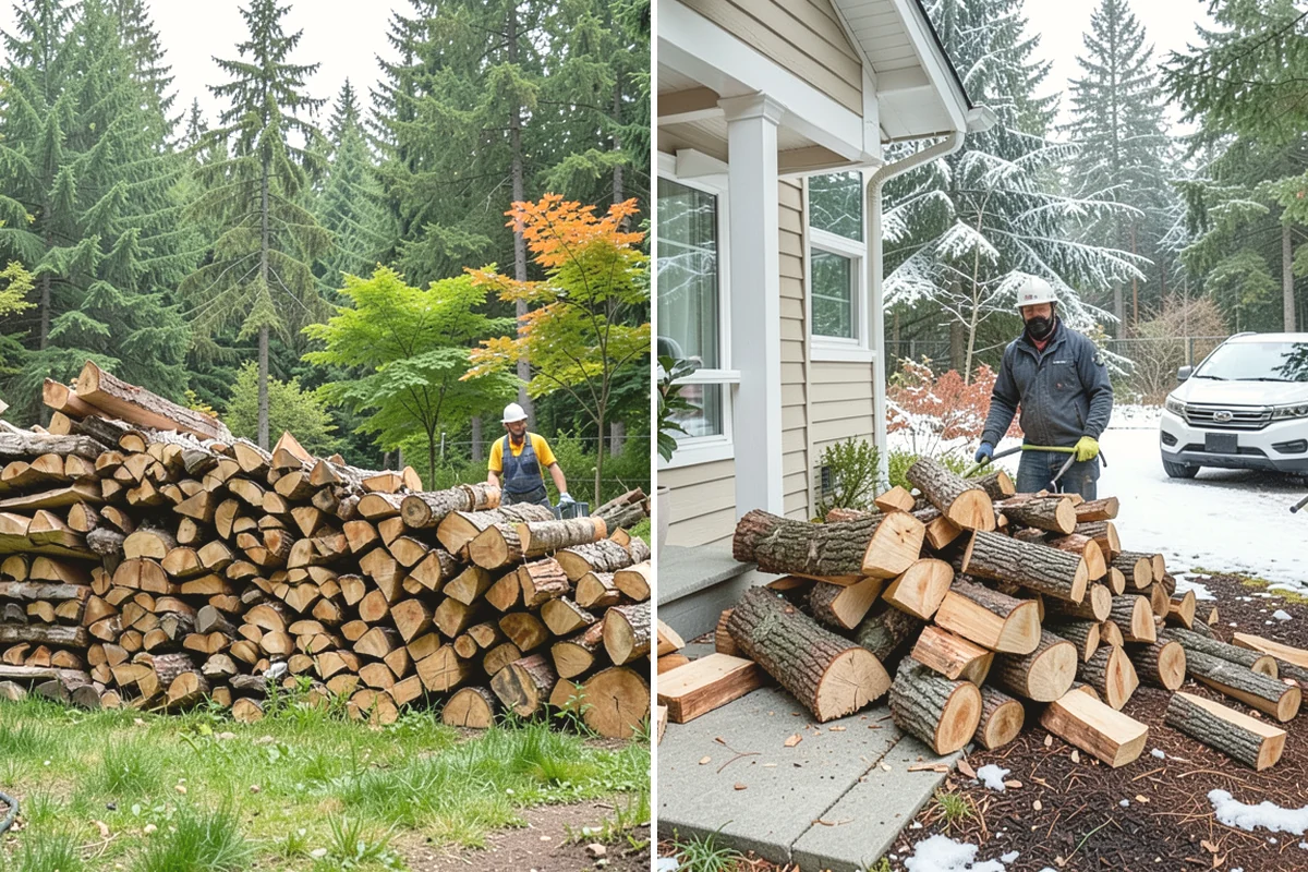 Vacation Rental Firewood in Yarrow Point, King County, WA - We review your booking pace and firewood use