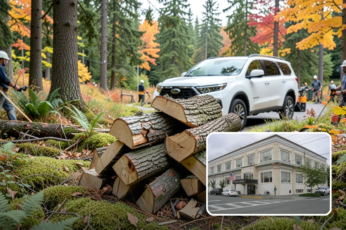 Wedding Firewood in Anacortes, Skagit County, WA - Fully seasoned wood that lights cleanly on cue