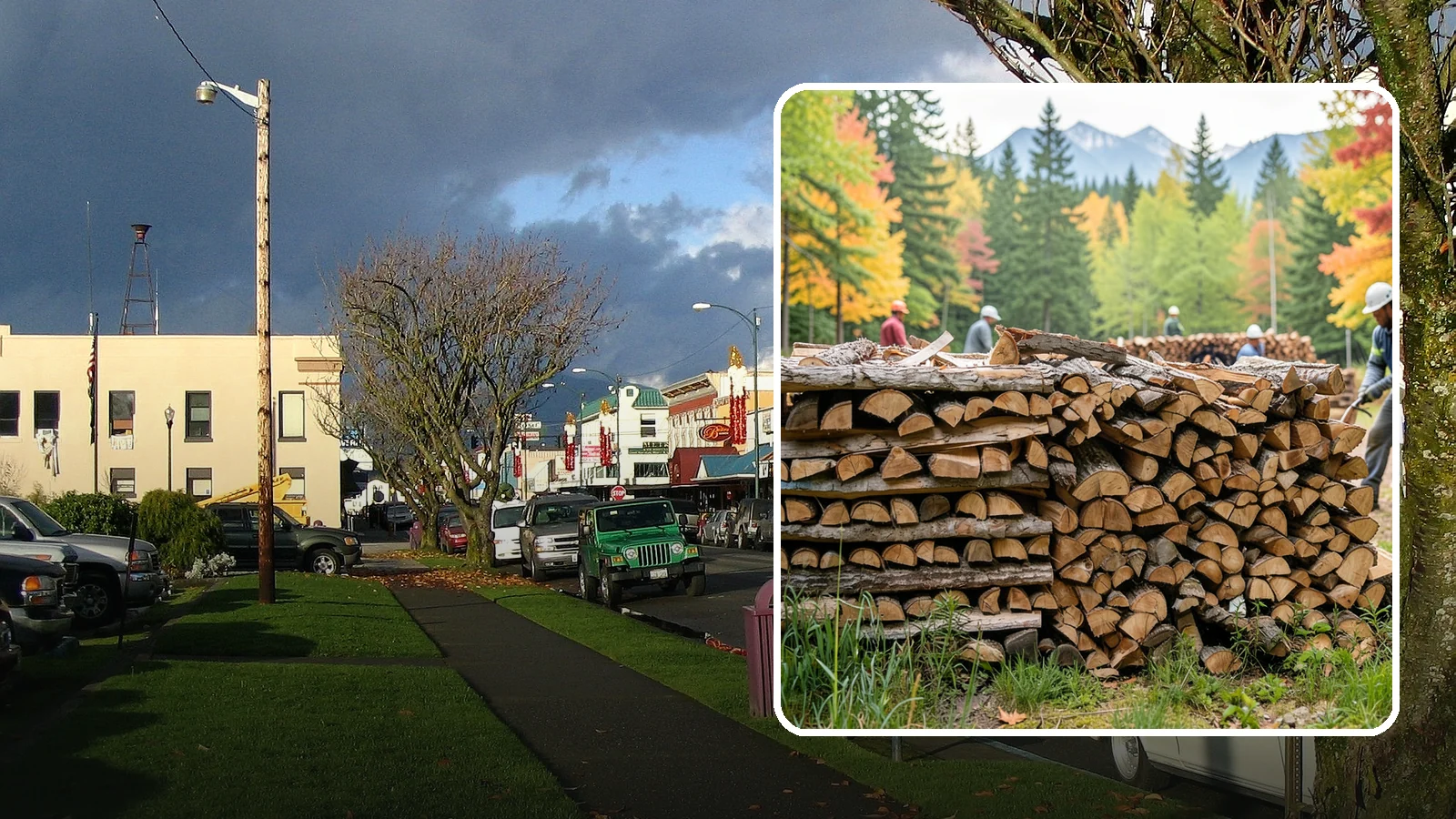 Wedding Firewood in Arlington, Snohomish County, WA - We supply clean, seasoned firewood for Pacific Northwest weddings so ceremony and reception fires light beautifully on the big...
