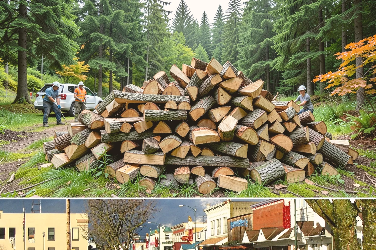 Wedding Firewood in Arlington, Snohomish County, WA - Reserve wedding firewood early for the popular spring, summer, and fall wedding seasons.