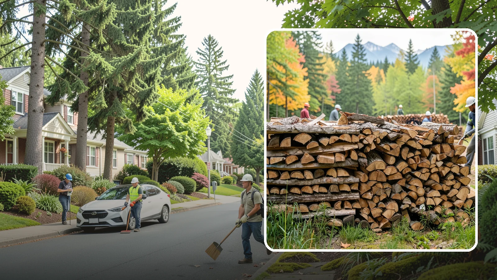Wedding Firewood in Beaux Arts Village, King County, WA - We supply clean, seasoned firewood for Pacific Northwest weddings so ceremony and reception fires light beautifully on the big...