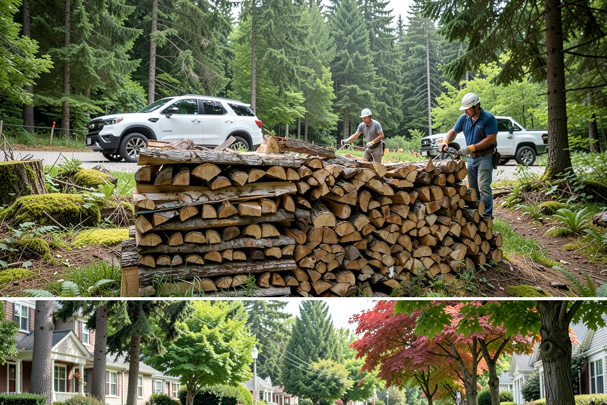 Wedding Firewood in Beaux Arts Village, King County, WA - Reserve wedding firewood early for the popular spring, summer, and fall wedding seasons.