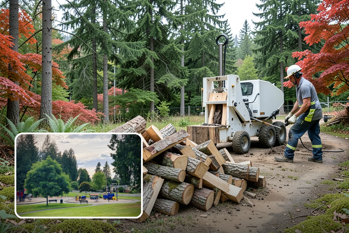 Wedding Firewood in Bonney Lake, Pierce County, WA - Fully seasoned wood that lights cleanly on cue