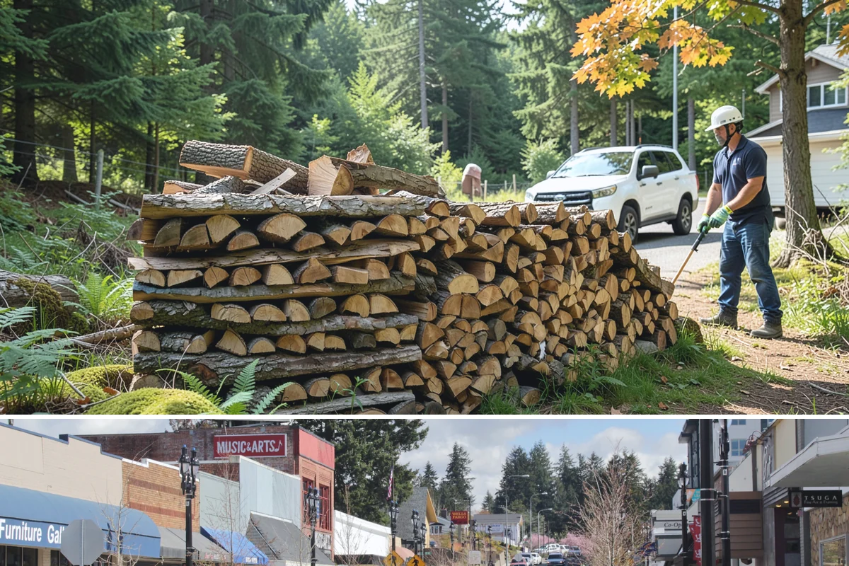 Wedding Firewood in Bothell, King County, WA - Reserve wedding firewood early for the popular spring, summer, and fall wedding seasons.