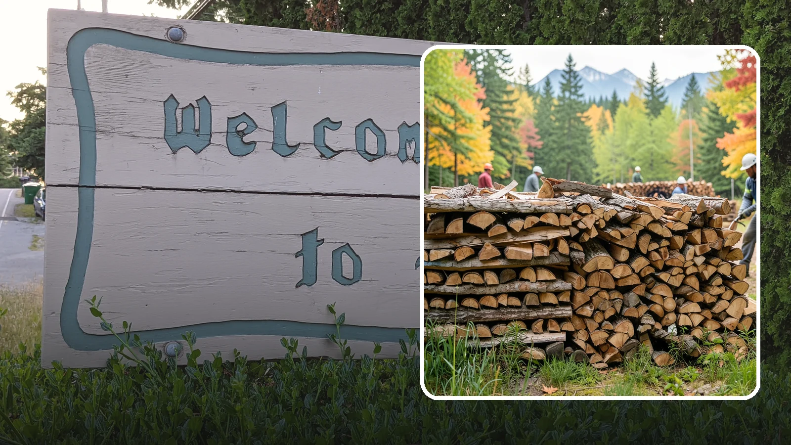 Wedding Firewood in Brier, Snohomish County, WA - We supply clean, seasoned firewood for Pacific Northwest weddings so ceremony and reception fires light beautifully on the big...